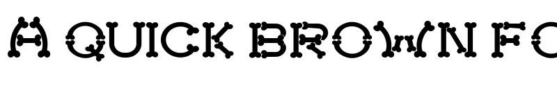 Preview of Bonecracker Regular font