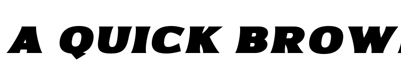 Preview of Bonega Black Italic font