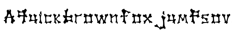 Preview of Boner Regular font