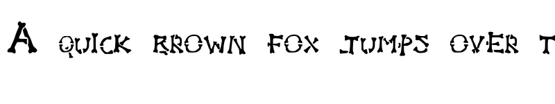 Preview of Bones Medium font