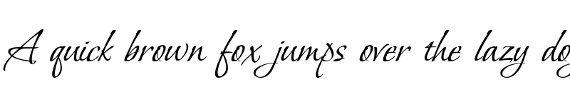 Preview of Bonheur Royale Regular font
