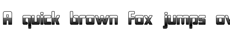 Preview of Bonk Outercut Regular font