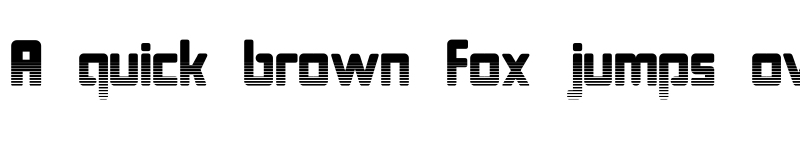 Preview of Bonk Undercut Regular font