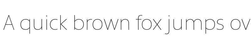 Preview of Bonnie UltraThin font