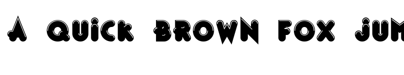 Preview of Bonus Shiny Outline font