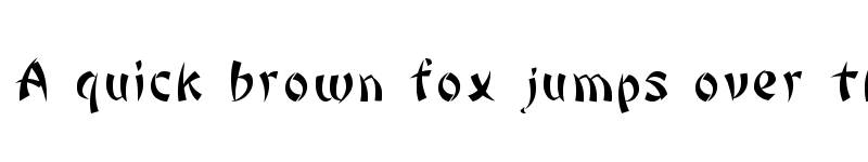 Preview of Bonzai Regular font