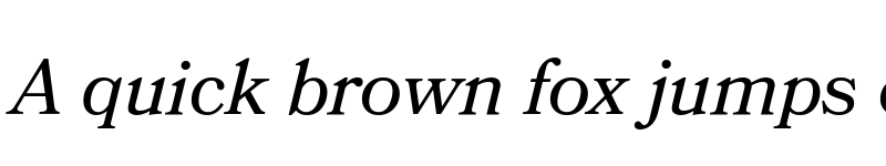 Preview of Bookmania-RegularItalic Regular font