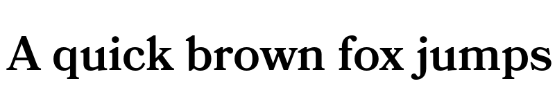 Preview of Bookmania Semibold font