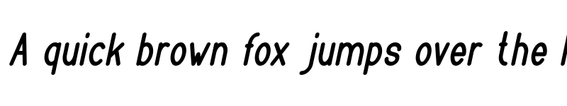 Preview of BOOKMARK Italic font