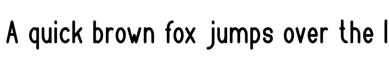 Preview of BOOKMARK Regular font