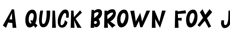 Preview of BOOMING Regular font