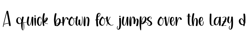 Preview of Booster Regular font