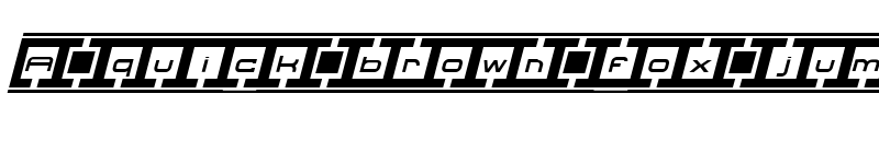Preview of Border Base Future Italic Regular font