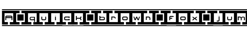 Preview of Border Base Future Regular font