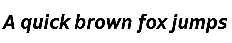 Preview of Boreal Bold Italic font