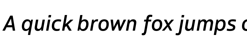 Preview of Boreal Medium Italic font