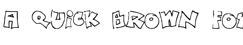 Preview of Bored Schoolboy I'm bored font