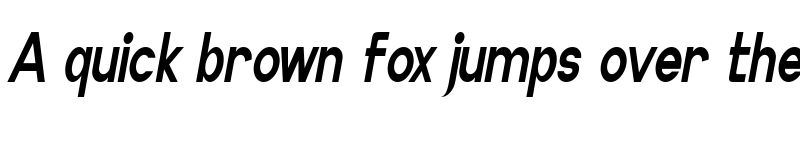 Preview of Boreland Demo Condensed Italic font