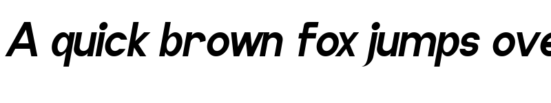 Preview of Boreland Demo Italic font