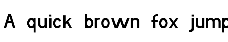 Preview of Boring Boron Regular font
