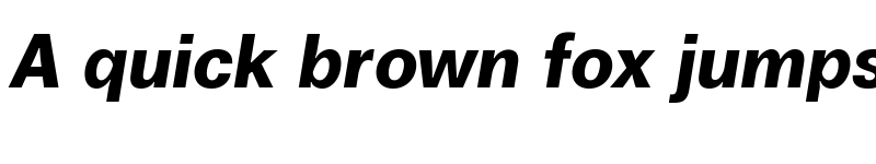 Preview of Boring Sans A Trial Bold Italic font