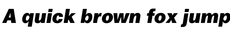 Preview of Boring Sans A Trial Heavy Italic font