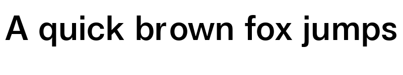 Preview of Boring Sans A Trial Medium font