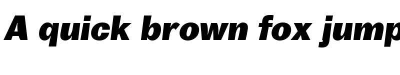 Preview of Boring Sans B Trial Heavy Italic font