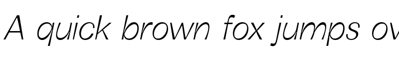 Preview of Boring Sans B Trial Light Italic font