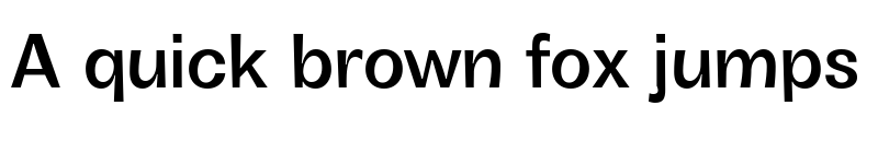 Preview of Boring Sans B Trial Medium font