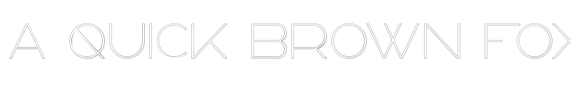 Preview of Bosnia Outline font