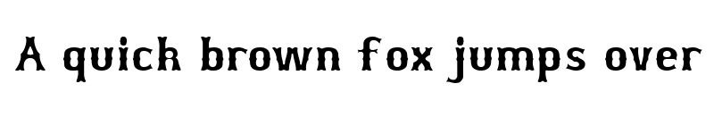 Preview of Bosox Regular font