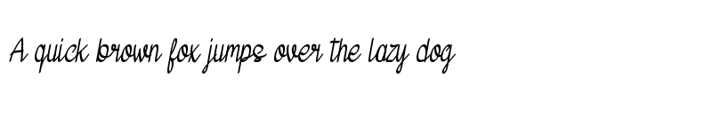 Preview of Bossy Sloth Regular font