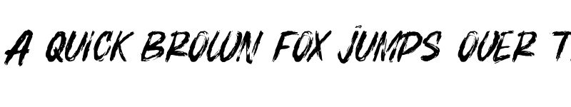 Preview of BOSTHON BRUSH Regular font