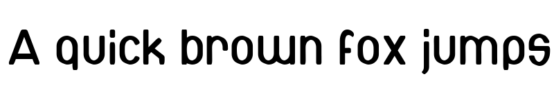 Preview of Bottix Regular font