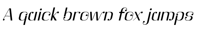 Preview of Botuna Bold Slanted font