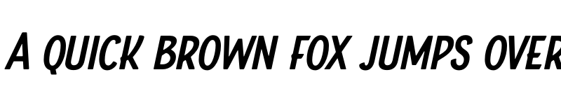 Preview of Boucherie Sans Bold Italic font