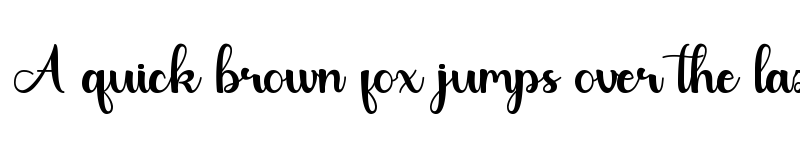 Preview of Bougaty Regular font