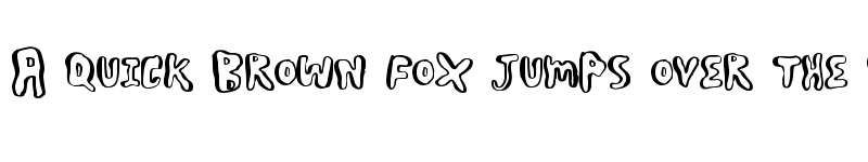 Preview of BoulderScare Regular font