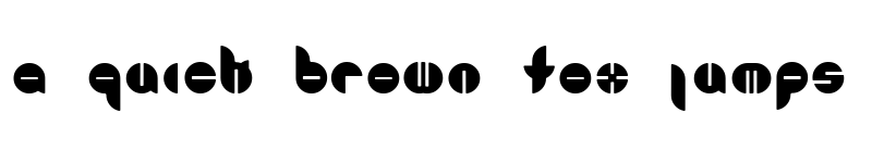 Preview of Bouncer Regular font