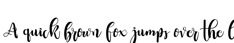 Preview of Bouncy Regular font