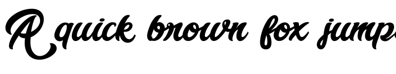 Preview of Bouquet Typeface Regular font