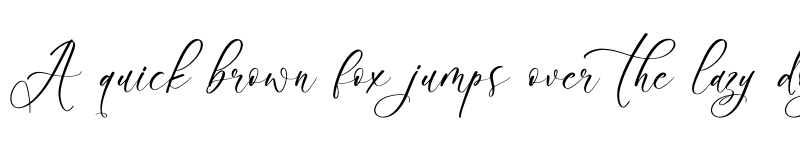 Preview of Boutiquen Serahpine Regular font