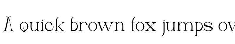 Preview of Boverky Regular font