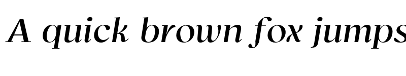 Preview of Bovino Trial Regular Italic font