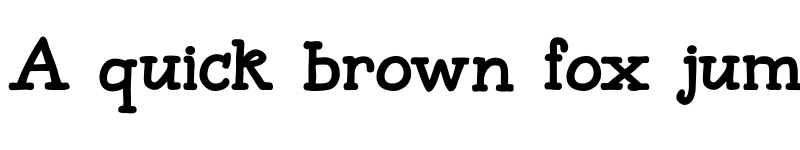 Preview of Bowler Hand Bold Demo font