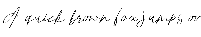 Preview of Bowthen_Signature Regular font