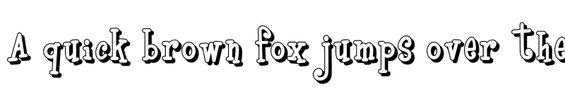 Preview of Boyz R Gross NF Shadow font