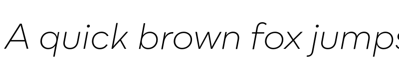 Preview of Bozon Light Italic font