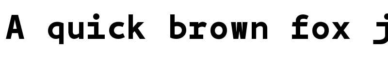 Preview of BPmono Bold font